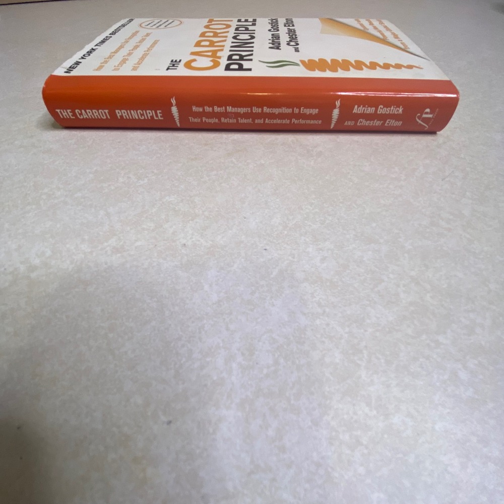 The Carrot Principle Hardcover Orange Business Leadership Book Management Growth - Picture 3 of 8